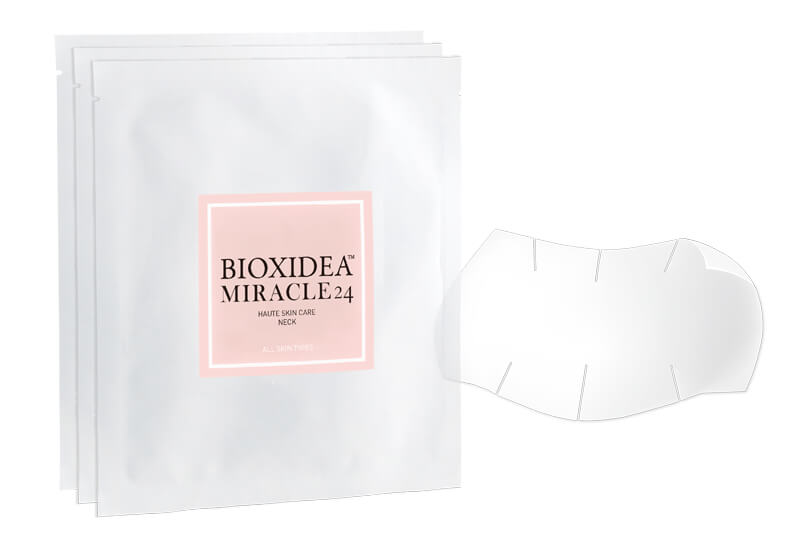 Bioxidea Miracle 24 Neck Mask ZESTAW Maska na szyję 3 szt.