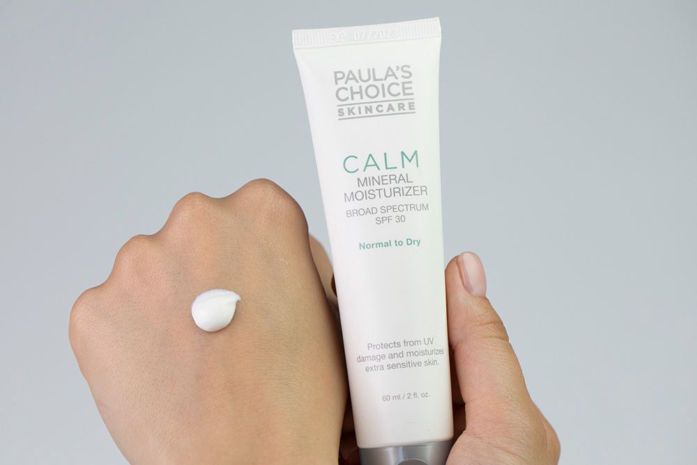 Paulas Choice Calm 1% BHA Lotion Exfoliant + Calm Mineral Moisturizer SPF 30 ZESTAW Balsam złuszczający do skóry wrażliwej 30 ml + Krem nawilżający do skóry normalnej i suchej 60 ml
