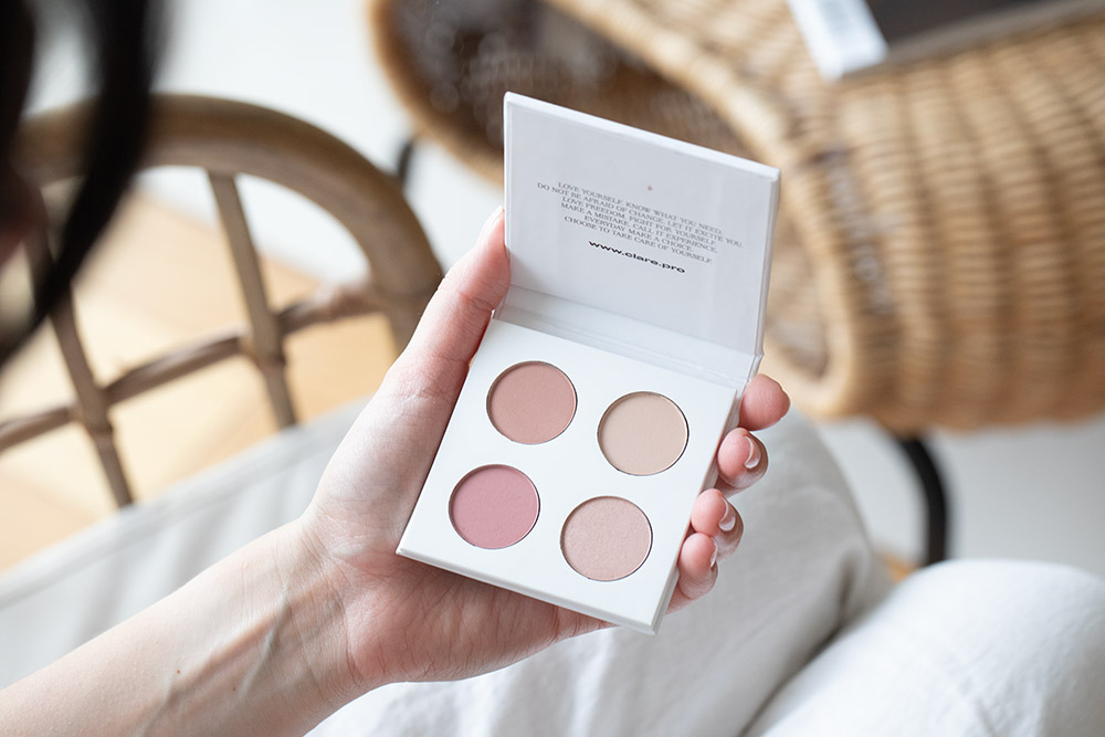 Clare Makeup Creator - 4 Eyeshadows Palette Paleta 4 cieni do powiek (nr 5) 4x1,4 g
