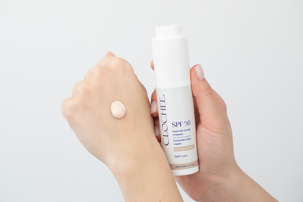 Clochee Sunscreen Face Cream SPF 50 Krem do twarzy z filtrem SPF50 50 ml