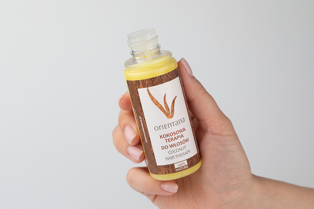 Orientana Pielęgnacja I Odżywienie Włosów Suchych Zniszczonych ZESTAW Ajurwedyjski szampon i odżywka do włosów 2 x 210 ml + Kokosowa terapia do włosów 105 ml