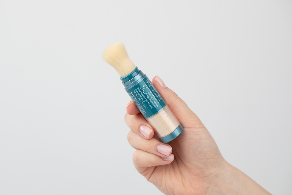 Colorescience Sunforgettable Brush-On Shield SPF 30 Mineralny puder ochronny w pędzlu ( kolor Fair ) 4,3 g