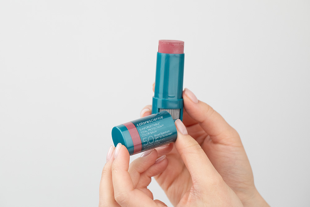 Colorescience Sunforgettable Total Protection Color Balm SPF 50 Balsam do ust oraz policzków ( kolor Violet Haze ) 9 g