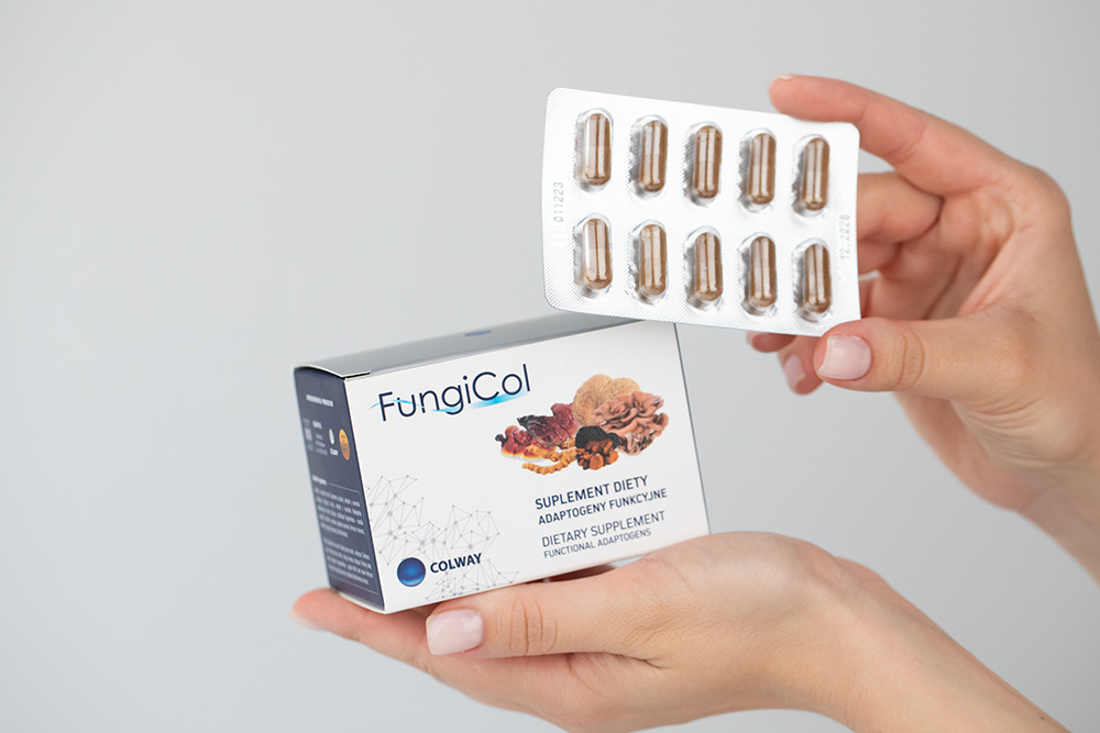 Colway FungiCol Suplement diety - Adaptogeny funkcyjne 60 kps.