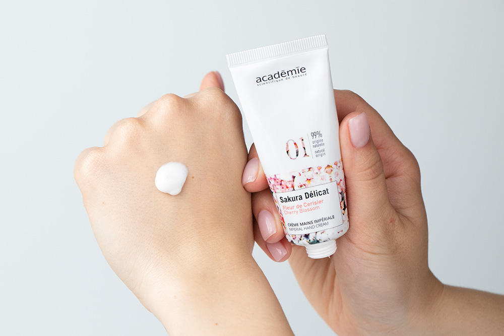 Academie Floral Instant Box ZESTAW Krem perłowy 50 ml + Japoński krem do rąk 30 ml