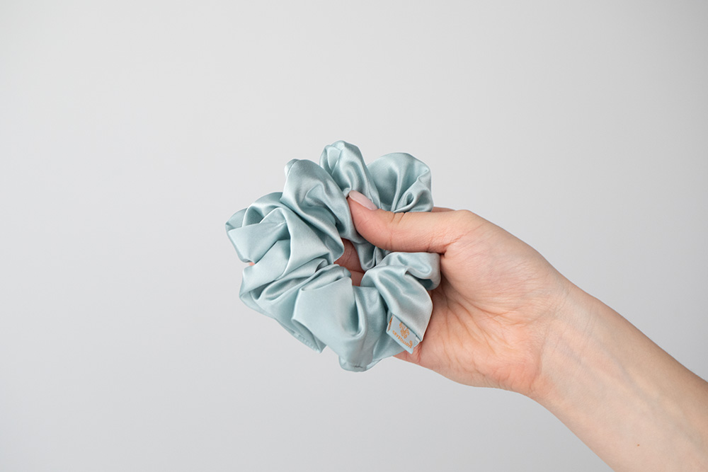 Crystallove Gumka do Włosów Jedwabna (amazonit) 1 szt