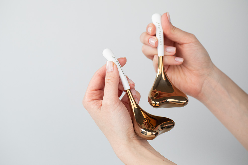 Crystallove Masażery do Krioterapii Stal nierdzewna 2 szt