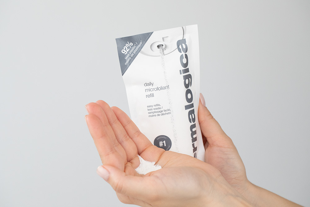 Dermalogica Daily Microfoliant + Daily Microfoliant Refill ZESTAW Enzymatyczny puder ryżowy 74 g + Enzymatyczny puder ryżowy - uzupełnienie 74 g