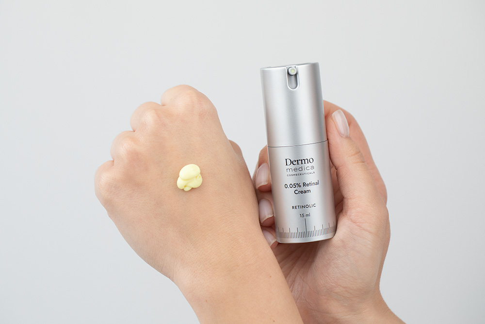 Dermomedica 0.05% Retinal Cream Krem z retinalem w hydroksysomach, bakuchiolem, kwasem traneksamowym i niacynamidem 15 ml