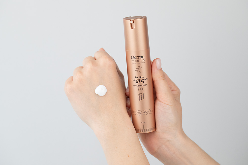 Dermomedica Peptide Mineral Cream SPF 50 Peptydowy krem z wysoką ochroną mineralną 60 ml