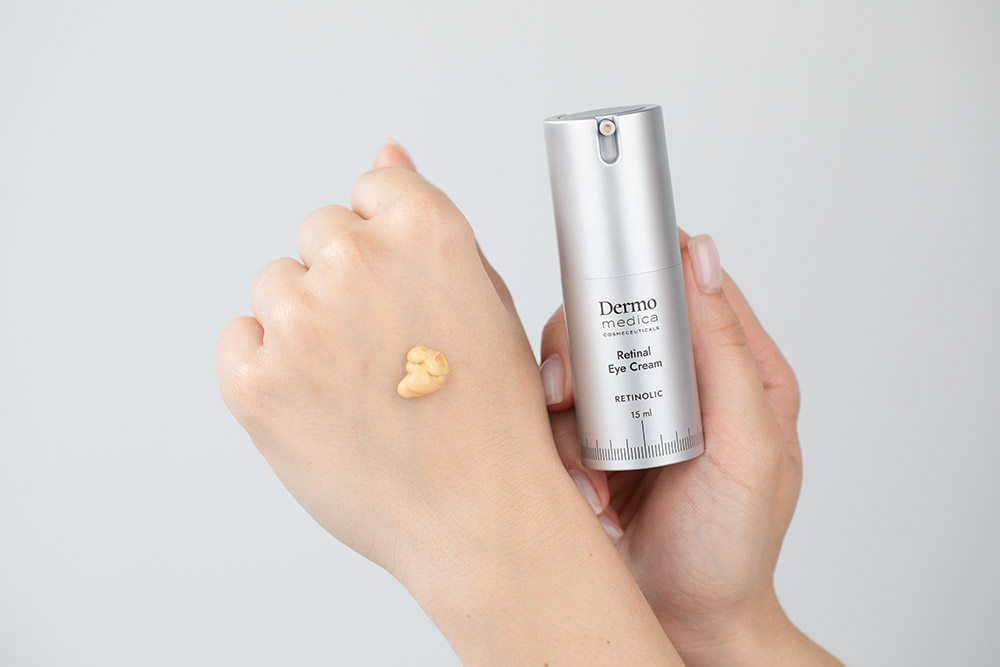 Dermomedica Retinal Eye Cream Liftingująco - drenujący eliksir dla wypoczętych oczu 15 ml