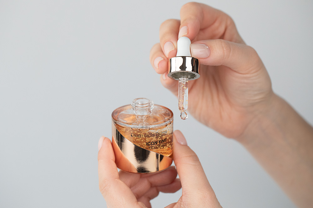 Diego dalla Palma Icon Time Set ZESTAW Krem zagęszczający ze złotem 50 ml + Złoty eliksir 30 ml