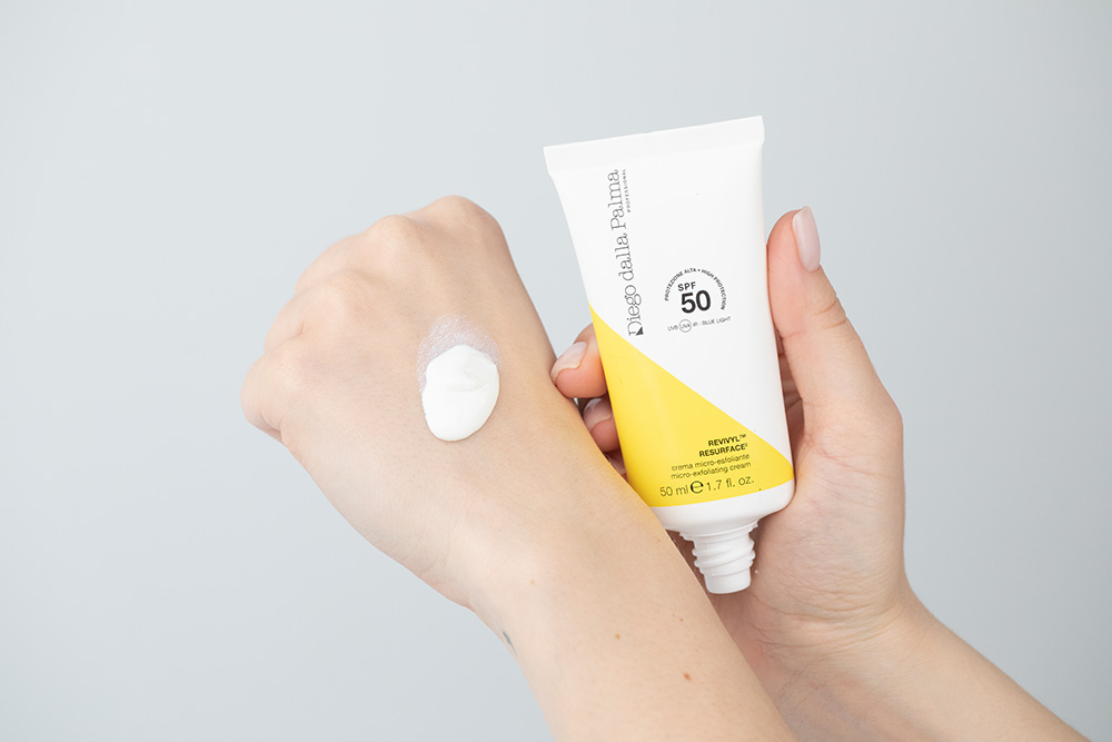 Diego dalla Palma Resurfacing Set ZESTAW Kremowy zmywacz złuszczający 100 ml + Mikro - złuszczający krem SPF50 30 ml + Serum równoważące 30 ml + Serum odnawiające 15 ml