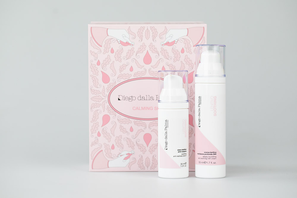 Diego dalla Palma Sensitive Set ZESTAW Łagodzące serum przeciw zaczerwienieniu 30 ml + Głęboko odżywczy krem kojący 24h 50 ml
