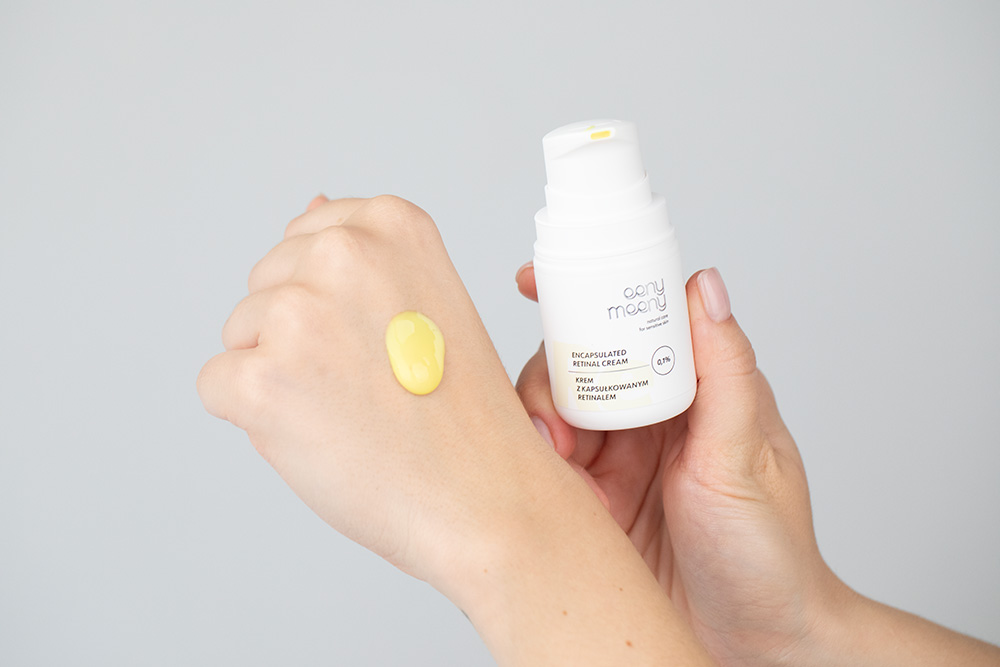 Eeny meeny Krem z Kapsułkowym Retinalem 0,1% Naturalna pielęgnacja skóry wrażliwej 50 ml