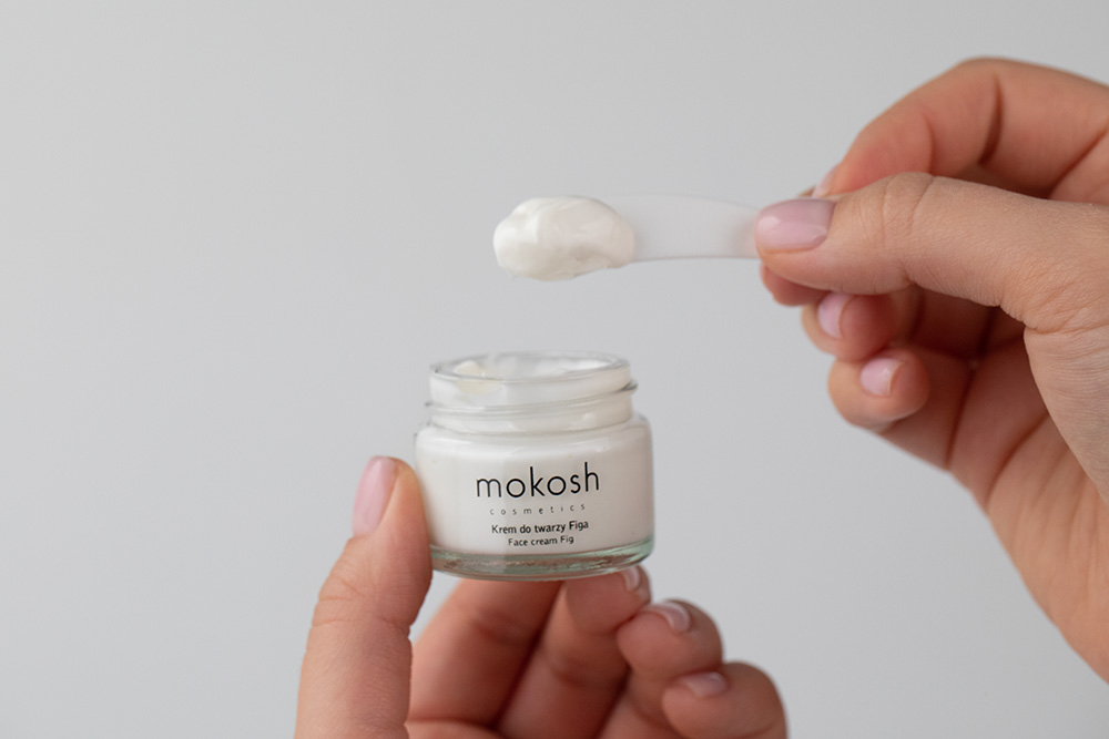 Mokosh FigLove ZESTAW Masło co ciała figa 60 ml + Wygładzający krem do twarzy Figa 15 ml + Korygujący krem pod oczy - zielona herbata 15 ml