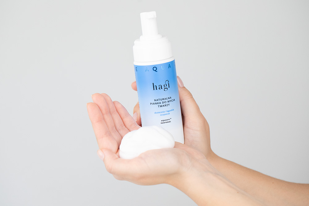 Hagi Naturalna Pianka do Mycia Twarzy Łagodna pianka do mycia twarzy 150 ml