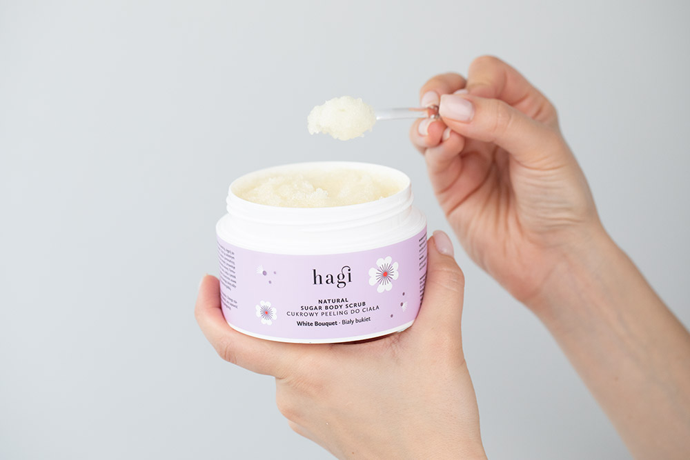 Hagi Peeling do Ciała Biały Bukiet Cukrowy peeling do ciała 200 ml