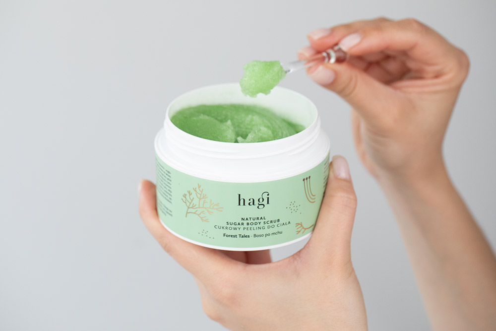 Hagi Peeling do Ciała Boso po Mchu Cukrowy peeling do ciała 200 ml