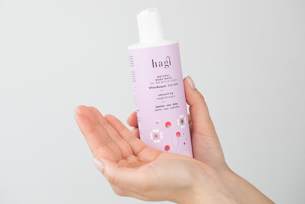 Hagi Płyn do Higieny Intymnej + Żel do Mycia + Olejek do Okolic Intymnych + Balsam ZESTAW Płyn 200 ml + Żel do mycia ciała 300 ml + Olejek 100 ml + Balsam 200 ml