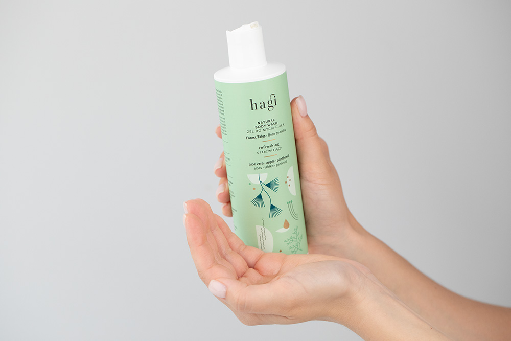 Hagi Żel do Mycia Ciała Boso po Mchu Orzeźwiający żel do mycia ciała 300 ml