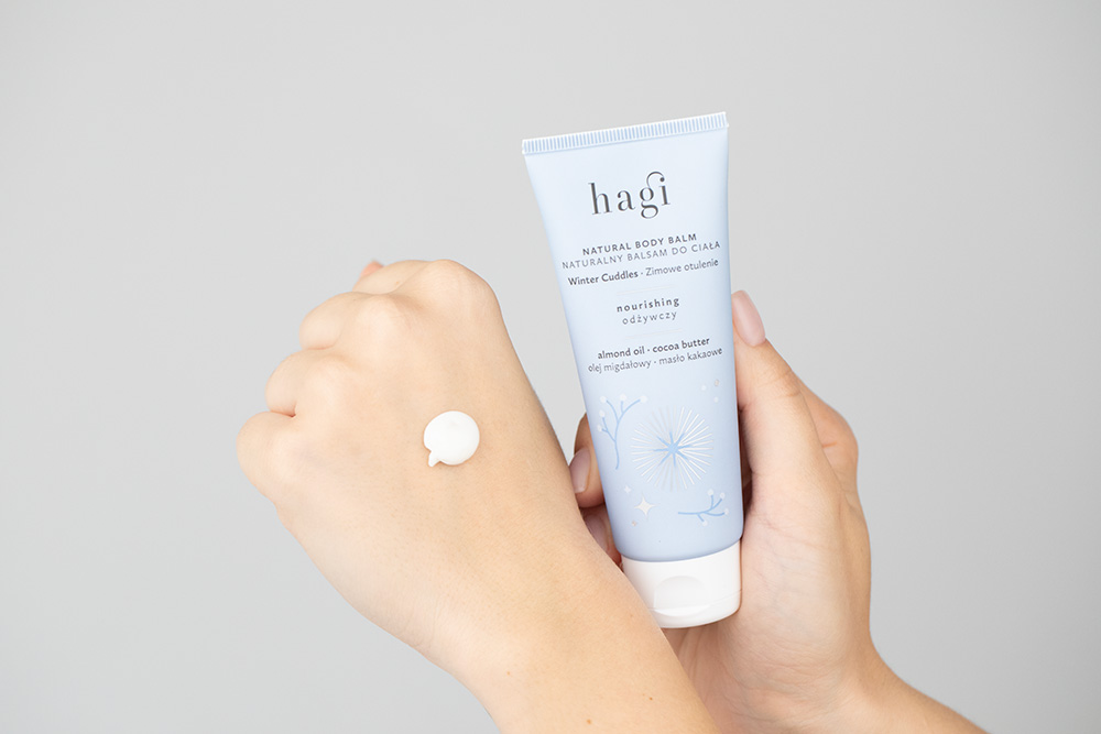 Hagi Magic Moments ZESTAW Odżywczy balsam do ciała 75 ml + Cukrowy peeling do ciała 200 ml