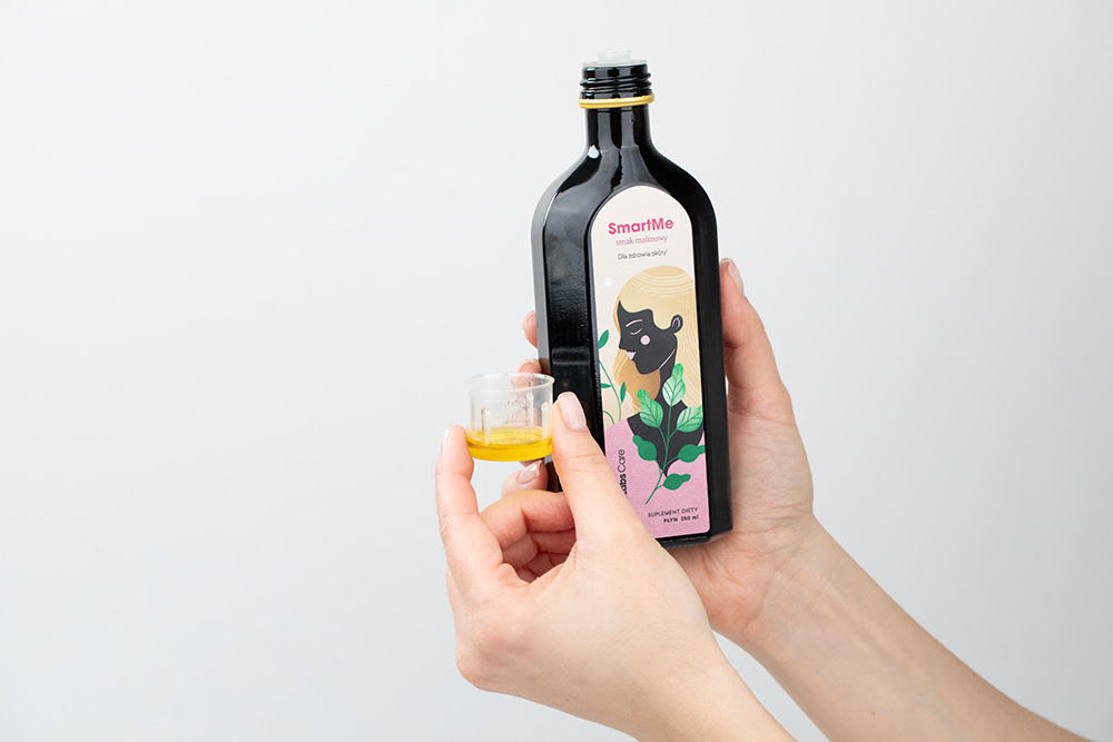 Health Labs Care SmartMe Raspberry Taste Lepsza kondycja skóry - smak malinowy 250 ml