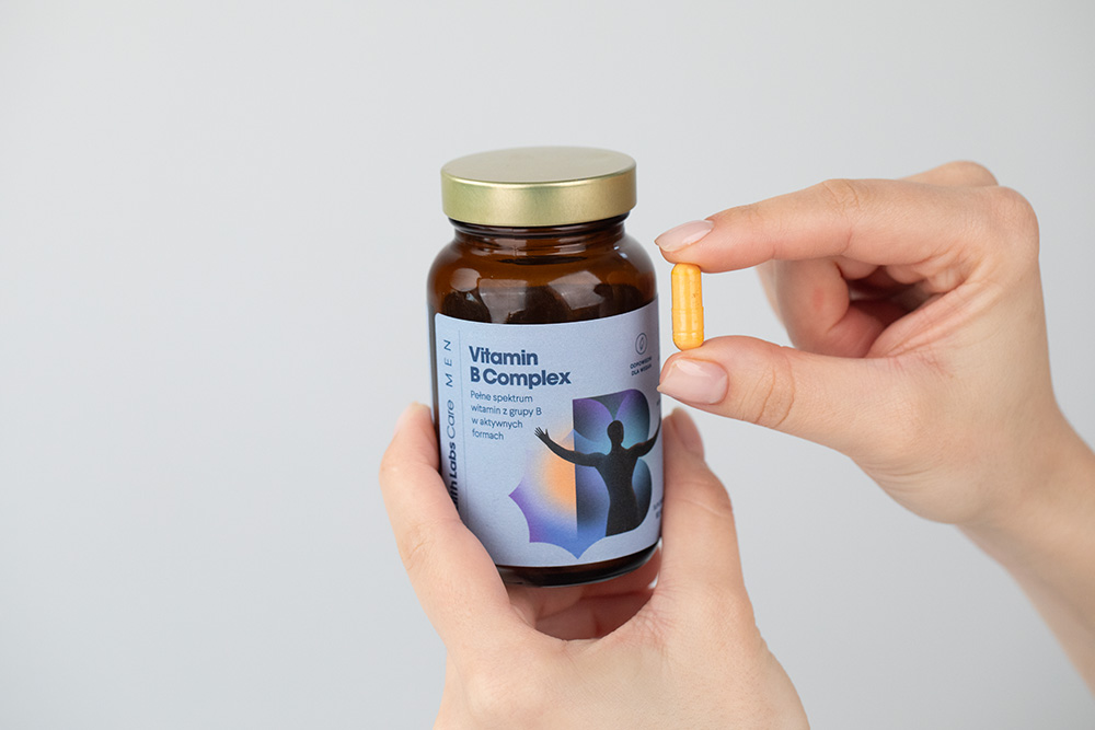 Health Labs Care Vitamin B Complex Men Kompleks witamin z grupy B dla mężczyzn 60 kaps