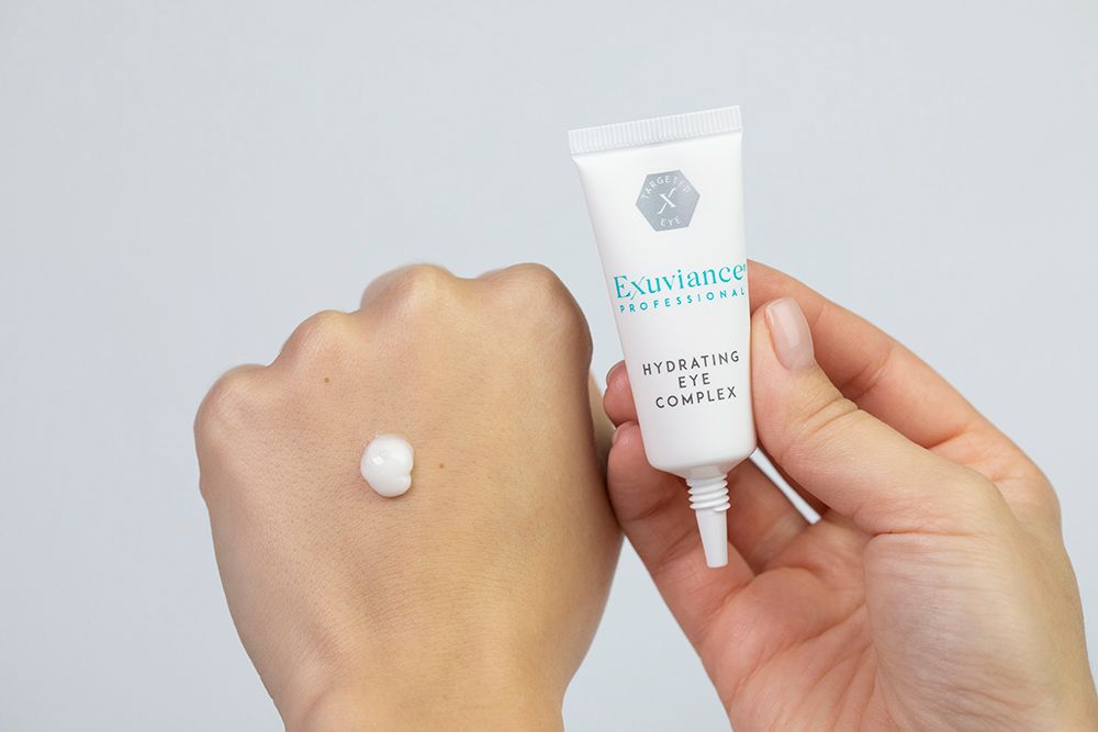 Exuviance Hydrating Set ZESTAW Intensywnie nawilżający krem dzień i noc 50 g + Nawilżający pod oczy i na powieki 15 g