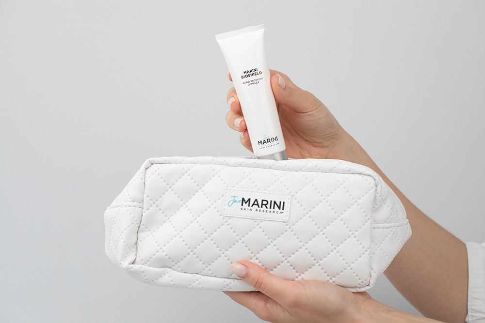 Jan Marini Marini BioShield + Kosmetyczka Jan Marini Gratis !! ZESTAW Regenerujący krem ochronny 57 g