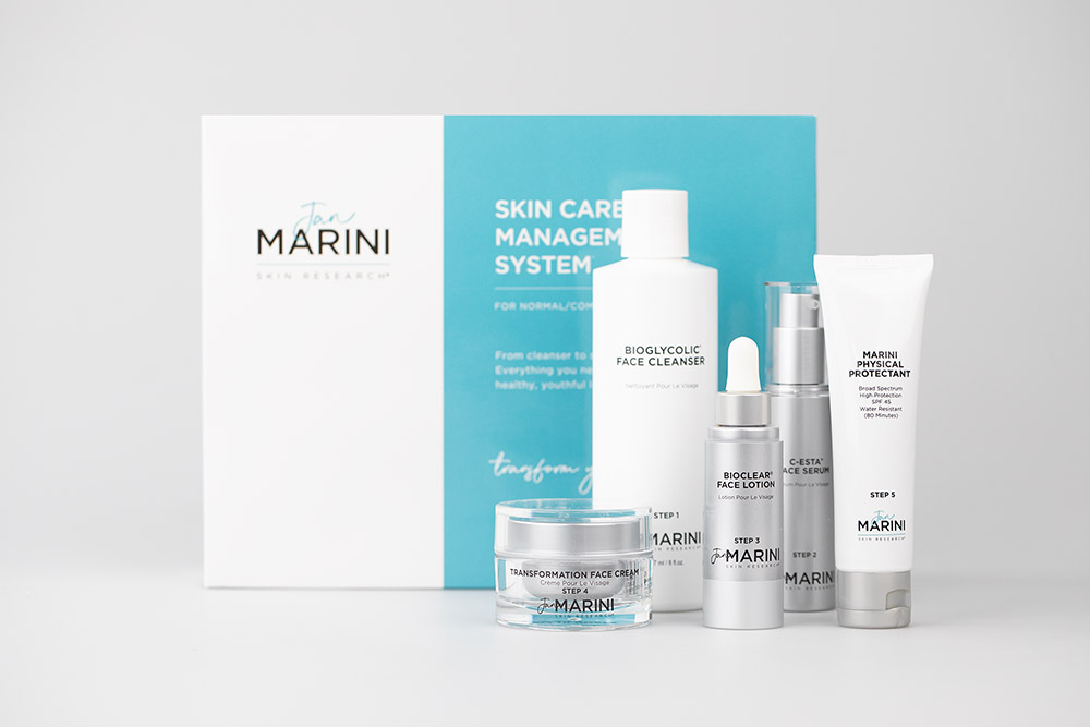 Jan Marini Skin Care Management System™ Tinted ZESTAW Przeciwzmarszczkowy dla skóry normalnej i mieszanej 1 szt