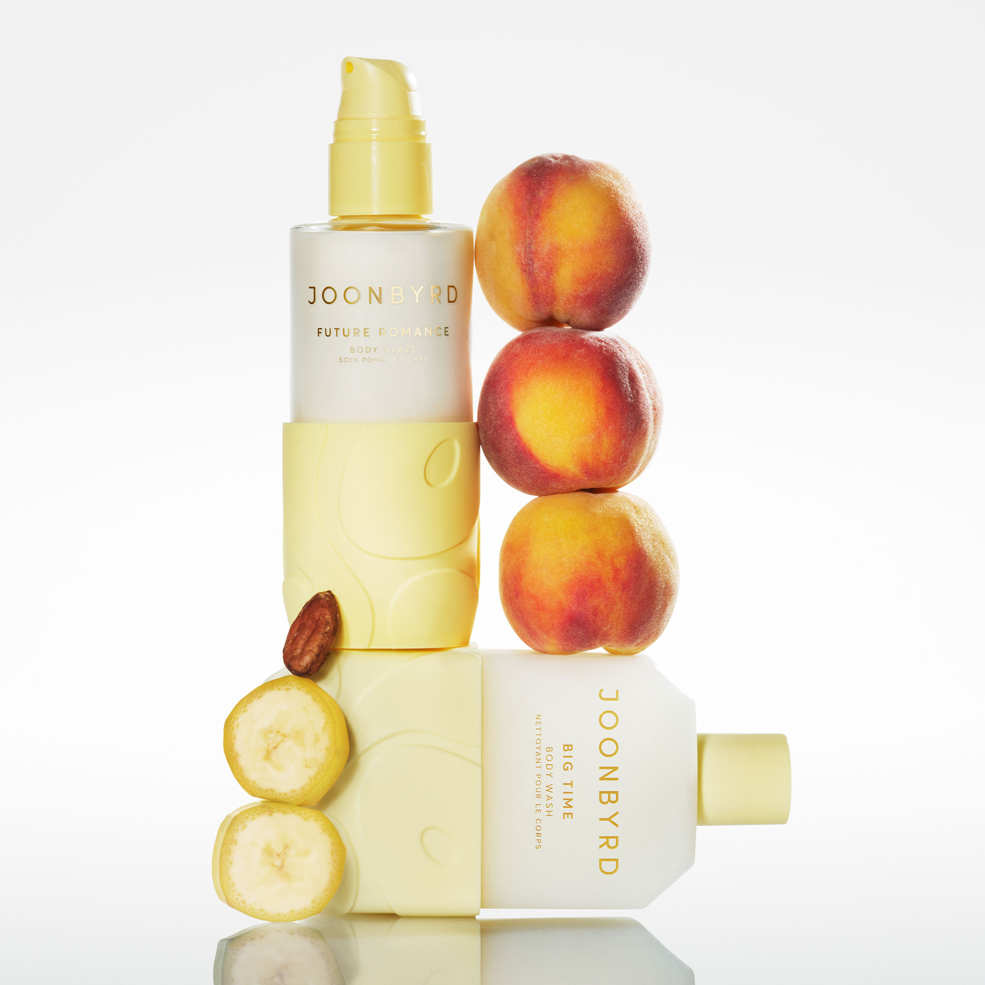 Joonbyrd Big Time Body Wash Energetyzujący żel pod prysznic o nutach zapachowych piżma, brzoskwinii, banana, kakao i fasoli tonka 350 ml