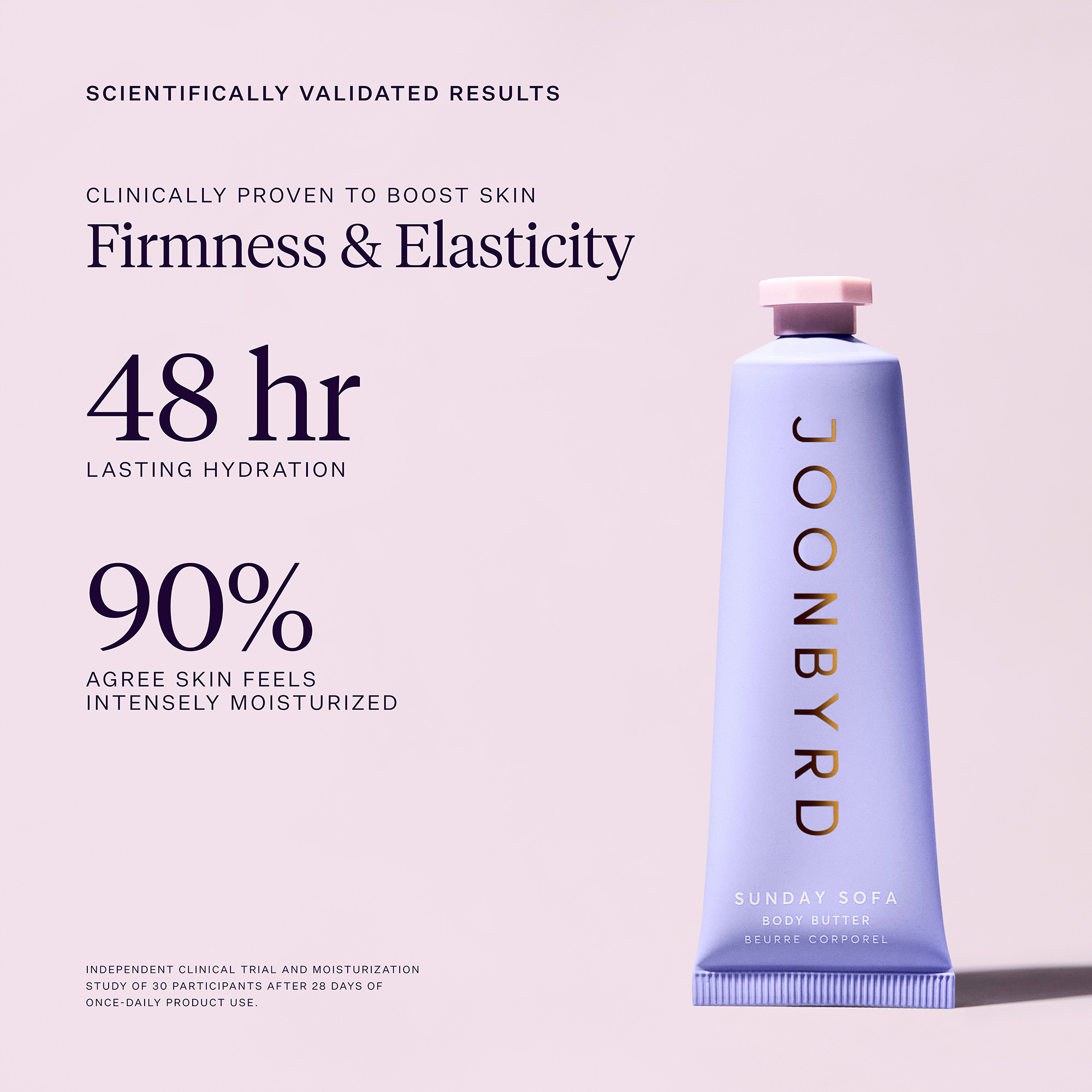 Joonbyrd Better Together ZESTAW Nawilżający żel pod prysznic 50 ml + Balsam do ciała 50 ml + Peeling do ciała 30 ml + Masło do ciała 30 ml + Serum do ciała 15 ml