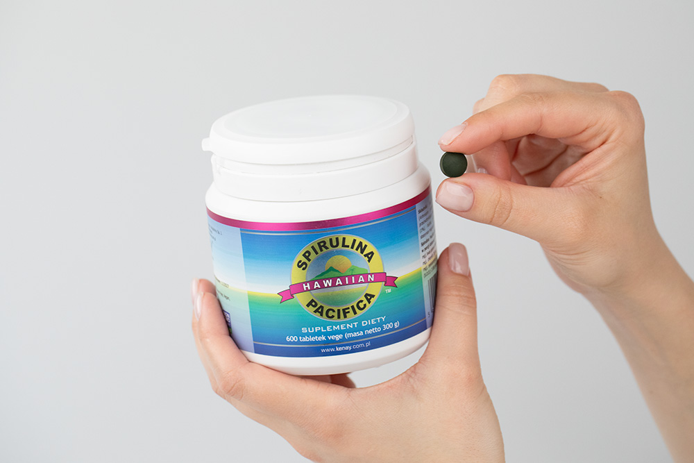 Kenay Spirulina Pacifica Suplement diety 600 kapsułek