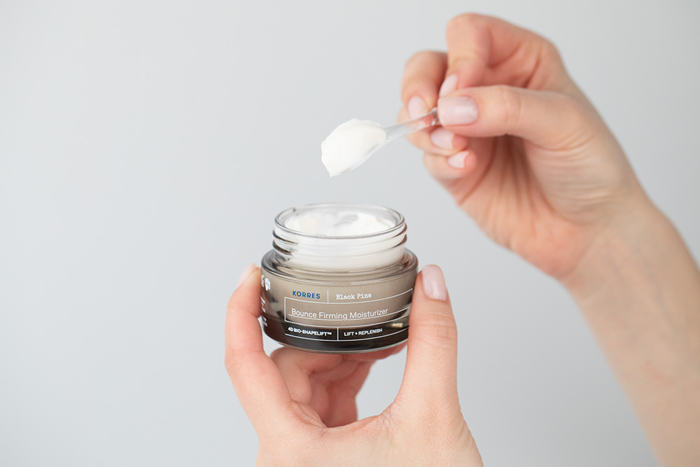 Korres Black Pine 2 Step 24h Routine ZESTAW Krem na dzień 40 ml + Krem na noc 15 ml