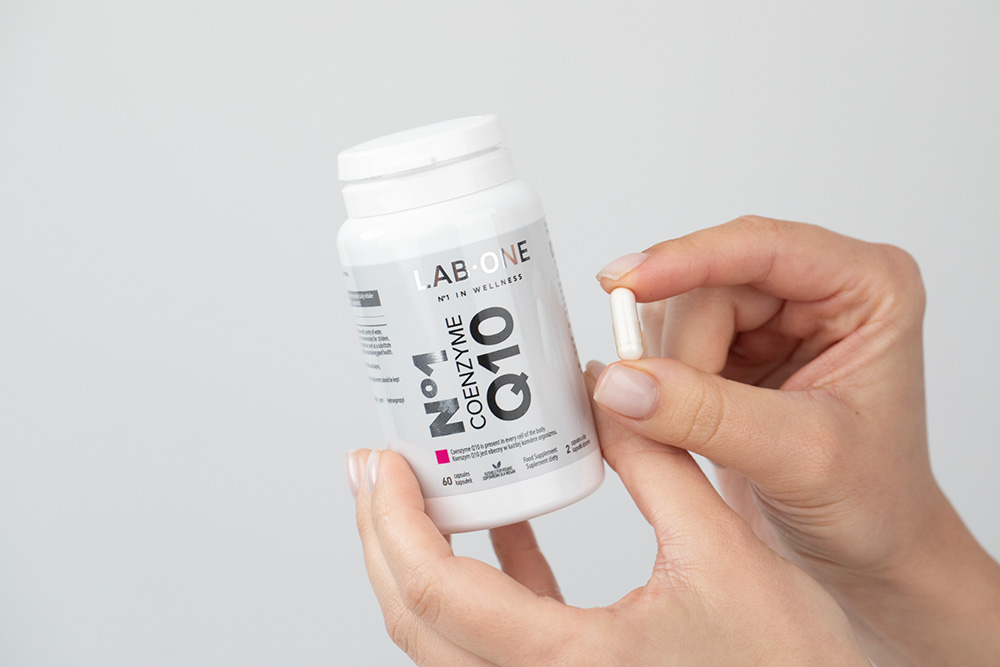 Lab One No1 Coenzyme Q10 ZESTAW Dwupak Koenzym Q10 zdrowa i piękna skóra 2x 60 kaps.