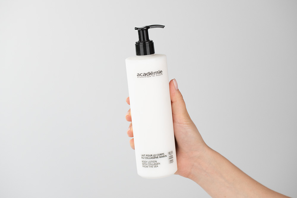 Academie Lait pour le Corps au Collagène Marin Mleczko do ciała z kolagenem dla skóry wrażliwej 400 ml