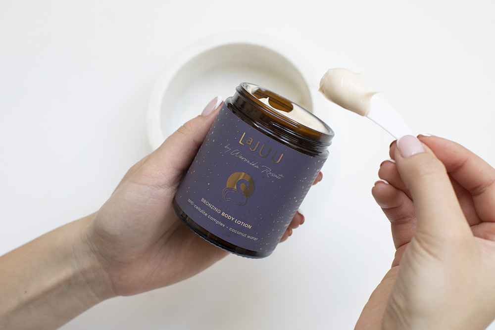 Lajuu Bronzing Set ZESTAW Brązujące serum do twarzy 30 ml + Brązujący balsam do ciała 180 ml