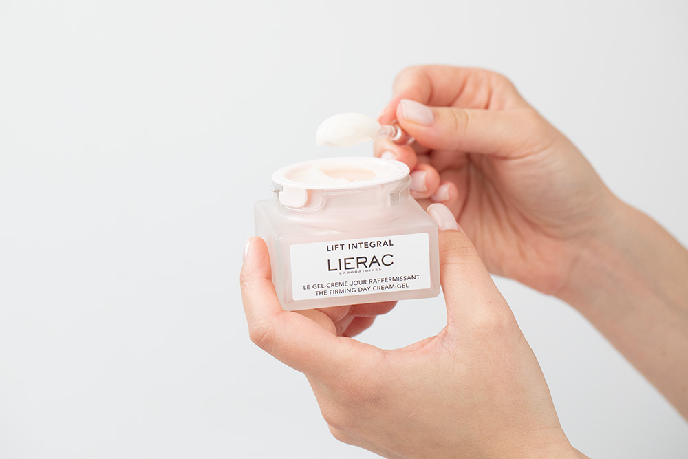 Lierac Lif Integral Cream - Gel + The Eye Lift ZESTAW Ujędrniajacy krem - żel na dzień 50 ml + Pielęgnacja liftingująca pod oczy 15 ml