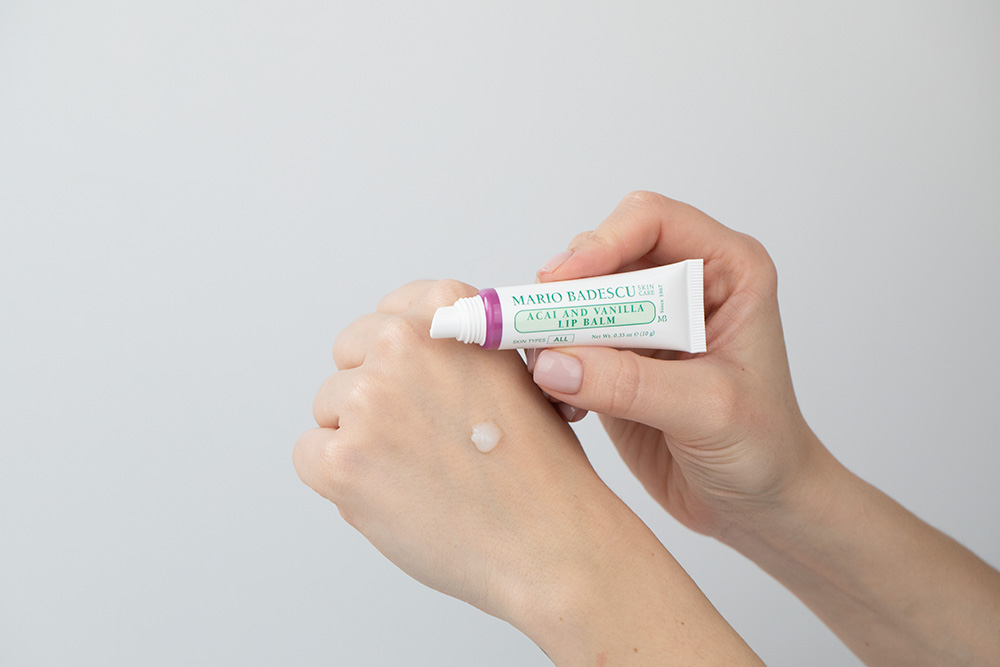Mario Badescu Acai And Vanilla Lip Balm Regenerujący balsam do ust (z acai i wanilią) 10 g