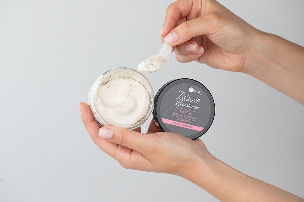 Zielone Laboratorium Tonik + Maska + BB Cream + Gąbka Topestetic ZESTAW Z kwasami 5%, 150 ml + Biała glinka 100 ml + Do twarzy i ciała 100 ml + Gąbka do demakijażu 1 szt