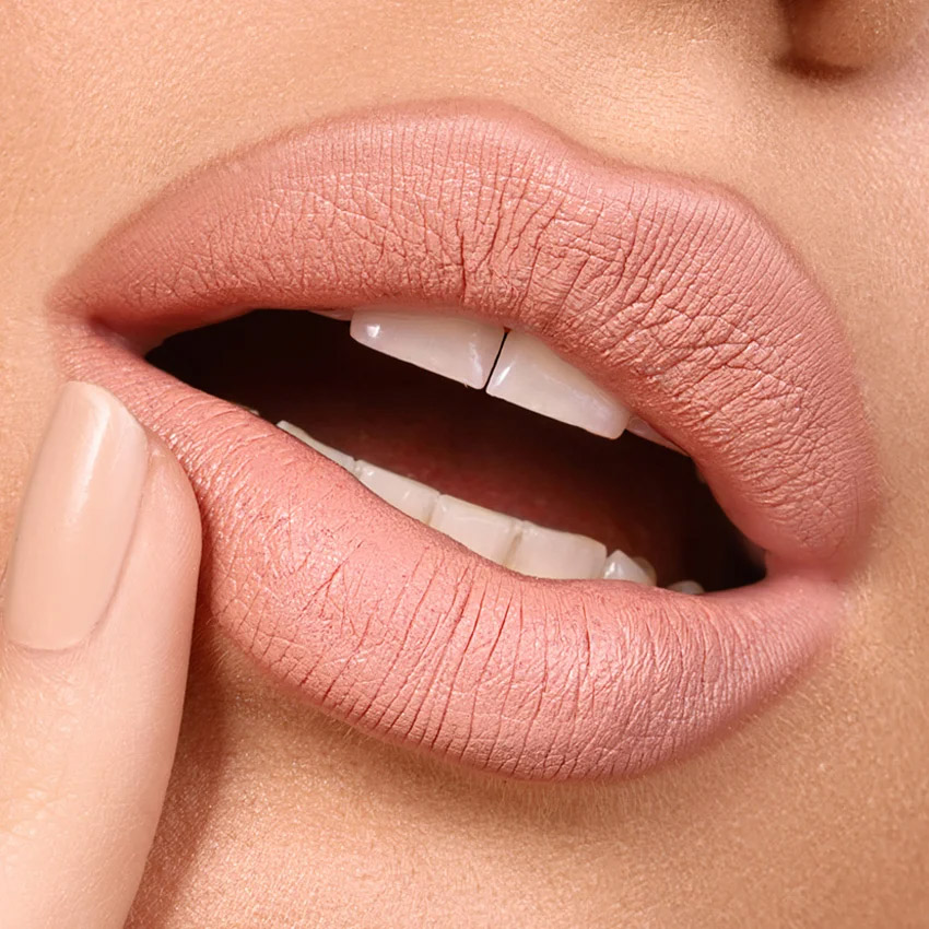 Lami Cosmetics Matte, Liquid Lipstick Box 5 ZESTAW Dirty Rouge (07) 5 g + Creamy Beige (02) 5 g