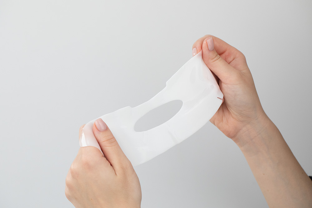 MedMelano The Second Skin Glass Skin and B-OX-LIKE Effekt Mask x 4 ZESTAW Maska dająca efekt drugiej skóry 34 g x 4 szt