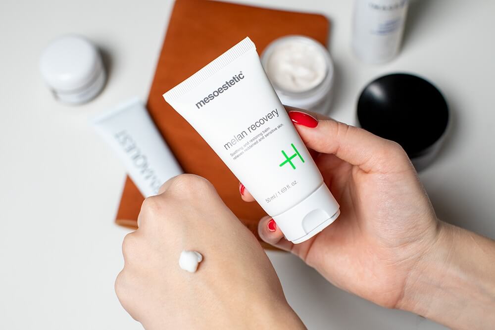 Mesoestetic Dermamelan Body Set ZESTAW Krem na przebarwienia 30 g + Krem silnie natłuszczający i nawilżający 50 ml + Żel - krem depigmentujący 50 ml