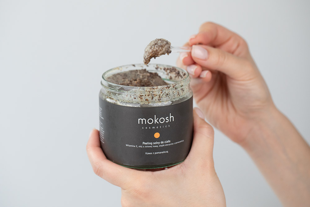 Mokosh Body Salt Scrub Coffee & Orange Peeling solny do ciała - kawa z pomarańczą 300 g