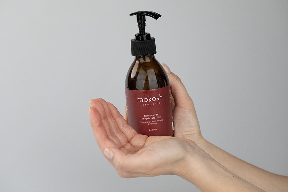 Mokosh Żurawinowy Zawrót Głowy ZESTAW Nawilżający żel do ciała i dłoni 