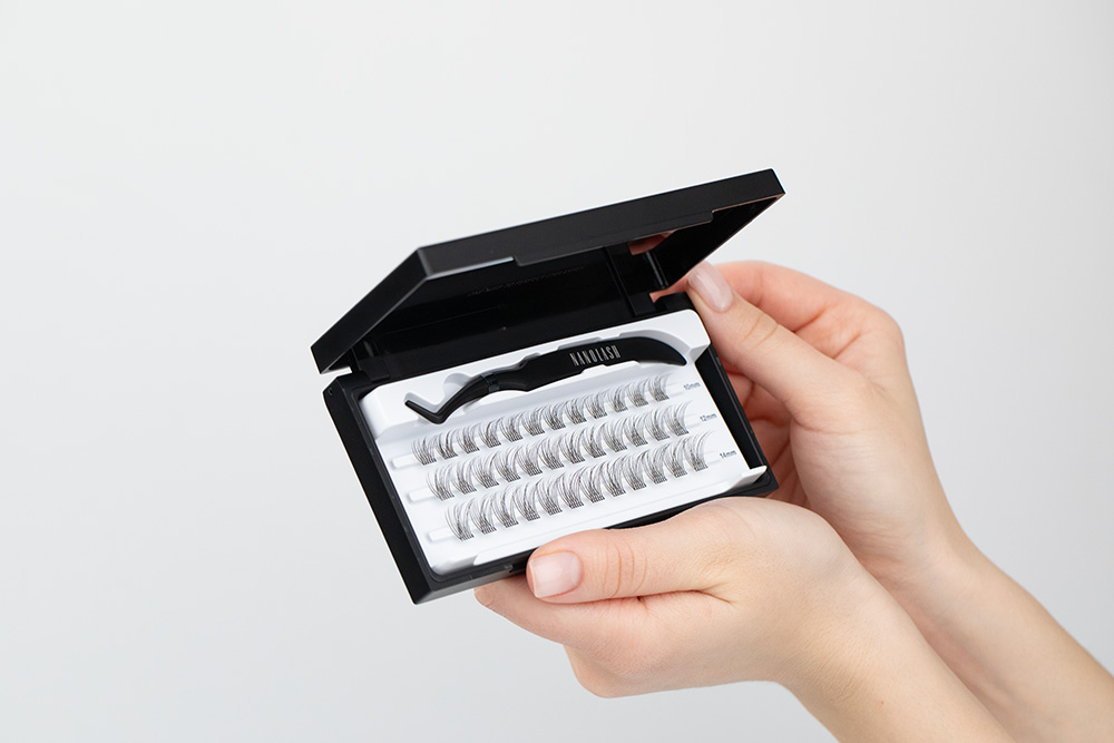 Nanolash Eyelash Extensions Stick & Go Pre-Glued Lashes Classy Kępki sztucznych rzęs - naturalne 36 szt