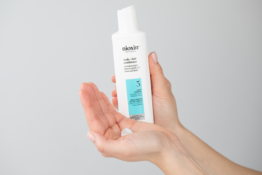 Nioxin System 3 Scalp + Hair Conditioner Odżywka do włosów farbowanych lekko przerzedzonych 300 ml