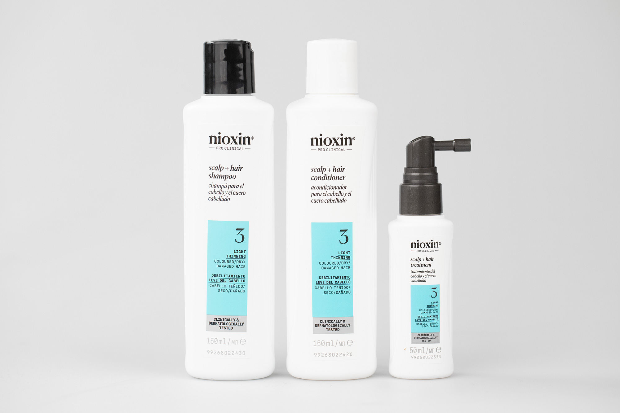 Nioxin System 3 Scalp + Hair Kit Set ZESTAW Szampon 150 ml + Odżywka 150 ml + Kuracja 50 ml