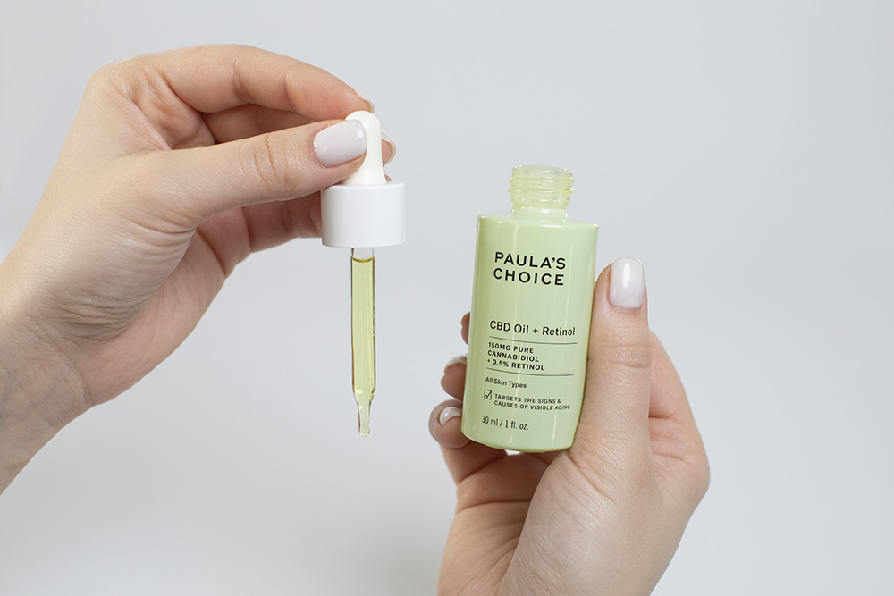 Paulas Choice CBD Oil + Retinol 0,5 % + Calm Mineral Moisturizer SPF 30 ZESTAW Olejek CBD z retinolem 30 ml + Krem nawilżający do skóry normalnej i suchej 15 ml